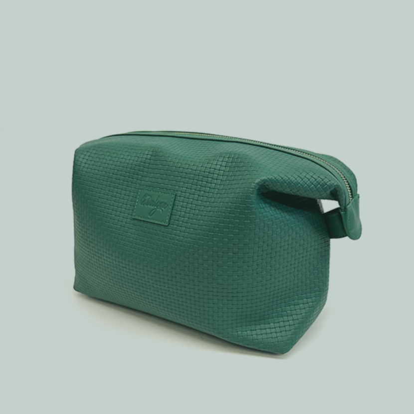 Lederaccessoire Grün squared